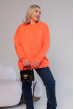 Помаранчевий в'язаний светр з рваним краєм — 244174. Maritel. Зображення 1 Помаранчевий в'язаний светр з рваним краєм — 244174. Maritel. Зображення 1