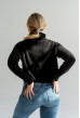 Чорний короткий светр на блискавці — 890278. Maritel. Зображення 1 Чорний короткий светр на блискавці — 890278. Maritel. Зображення 1