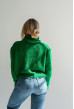 Зеленый укороченный свитер с хомутом — 985828. Maritel. Изображенние 2 Зеленый укороченный свитер с хомутом — 985828. Maritel. Изображенние 2
