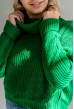 Зеленый укороченный свитер с хомутом — 985828. Maritel. Изображенние 1 Зеленый укороченный свитер с хомутом — 985828. Maritel. Изображенние 1
