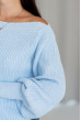 Блакитний светр з відкритими плечима — 770645. Maritel. Зображення 2 Блакитний светр з відкритими плечима — 770645. Maritel. Зображення 2
