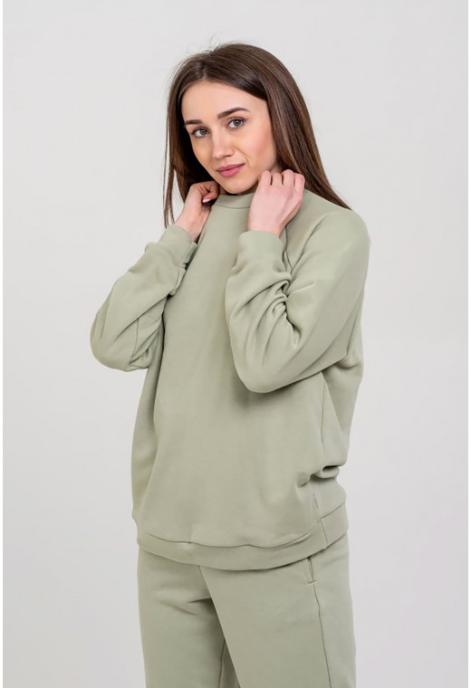 Оливковий світшот двунитка — 307918. Maritel. Зображення 1 Оливковий світшот двунитка — 307918. Maritel. Зображення 1