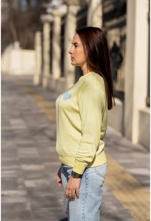 Жовтий светр в'язаний Україна — 612397. Maritel. Зображення 1 Жовтий светр в'язаний Україна — 612397. Maritel. Зображення 1