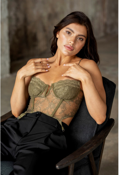 Бра Корсет Хаки. Maritel. Изображенние 7 Бра Корсет Хаки. Maritel. Изображенние 7