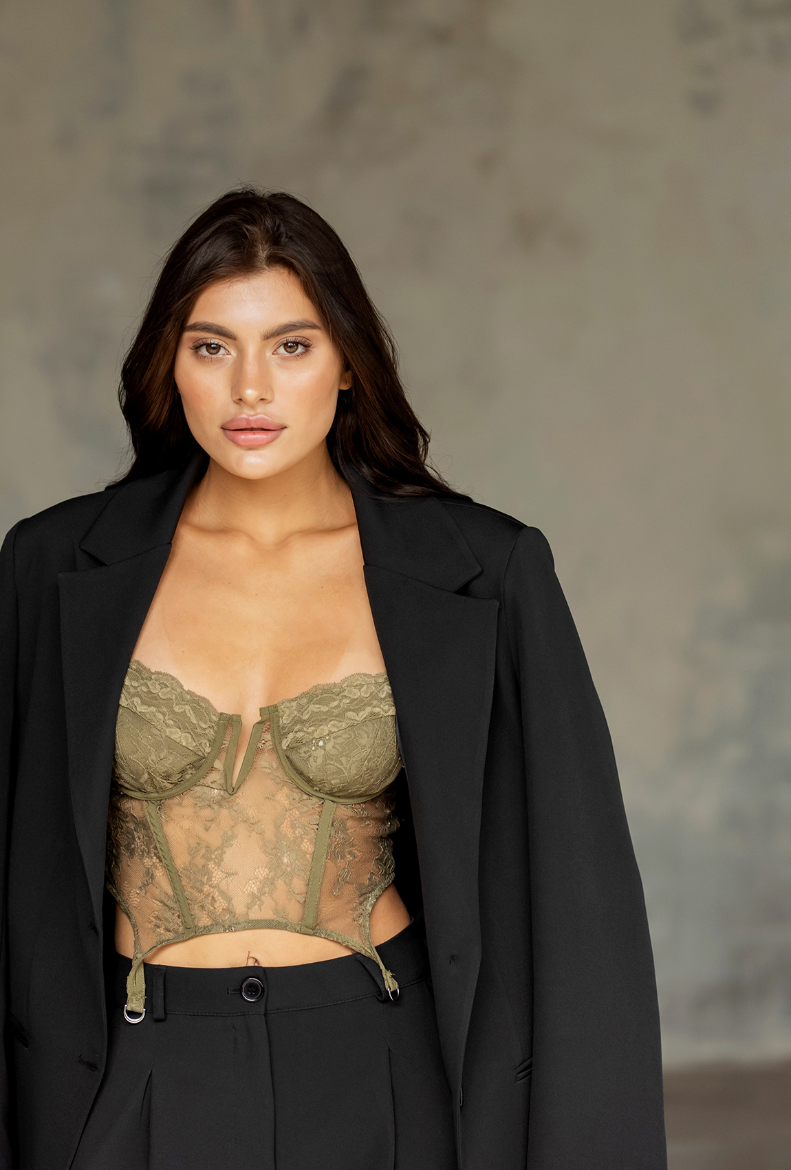 Бра Корсет Хаки —  907116. Maritel. Изображенние 3 Бра Корсет Хаки —  907116. Maritel. Изображенние 3