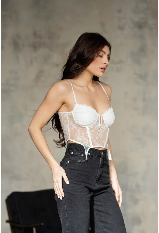 Молочний ліф корсет — 187244. Maritel. Зображення 6 Молочний ліф корсет — 187244. Maritel. Зображення 6
