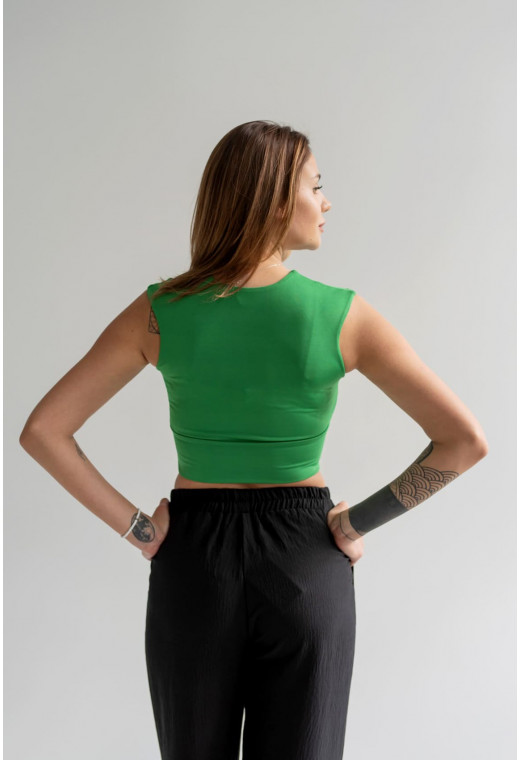 Зеленый Топ масло — 394617. Maritel. Изображенние 1 Зеленый Топ масло — 394617. Maritel. Изображенние 1