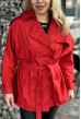 Красный тренч короткий. Maritel. Изображенние 2 Красный тренч короткий. Maritel. Изображенние 2