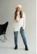 Туника под горло с разрезом Молоко — 101626. Maritel Туника под горло с разрезом Молоко — 101626. Maritel