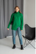 Зелена туніка під горло з розрізом — 930757. Maritel Зелена туніка під горло з розрізом — 930757. Maritel