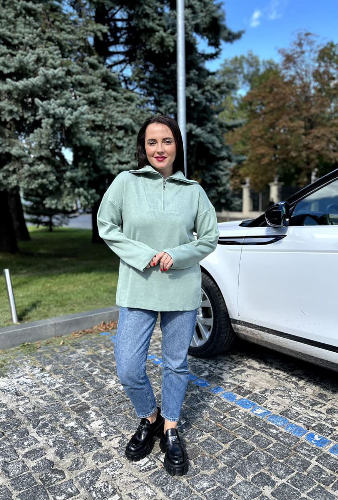 Оливкова туніка на блискавці  —  477893. Maritel Оливкова туніка на блискавці  —  477893. Maritel