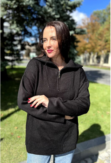 Черная туника на молнии. Maritel. Изображенние 9