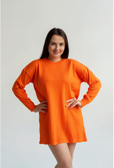 Оранжевая весенняя туника. Maritel. Изображенние 3