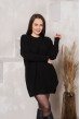 Черная туника с разрезами —  528354. Maritel Черная туника с разрезами —  528354. Maritel