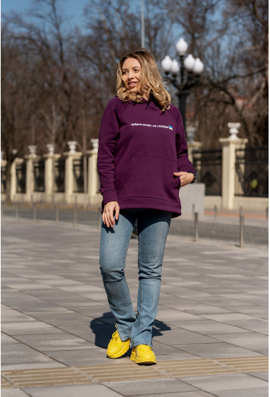 Фіолетовий худі. Maritel. Зображення 12