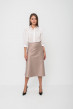 Пудровая шелковая юбка — 783773. Maritel Пудровая шелковая юбка — 783773. Maritel