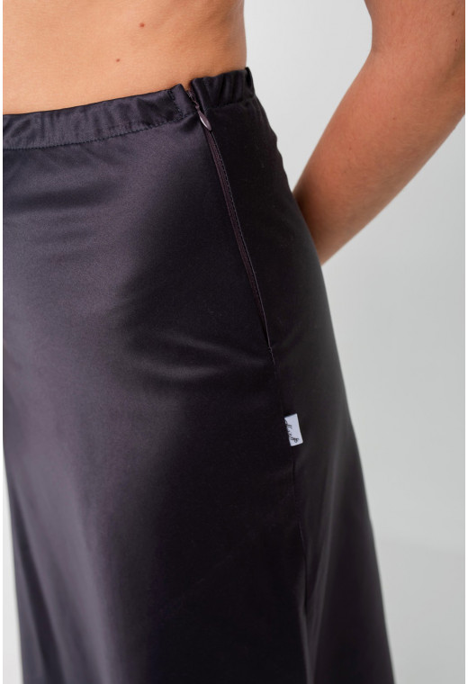 Черная шелковая юбка — 449681. Maritel. Изображенние 2 Черная шелковая юбка — 449681. Maritel. Изображенние 2