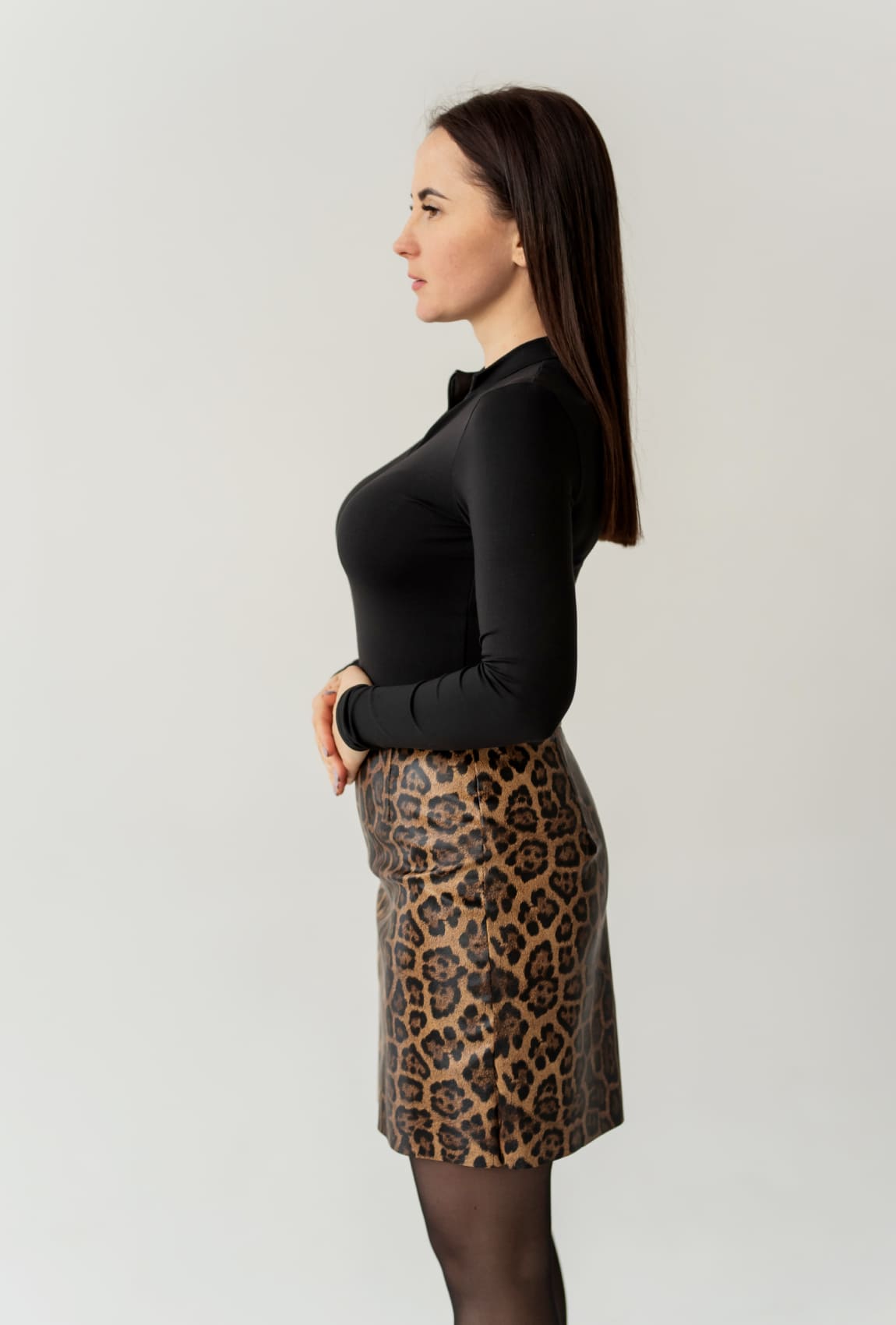 Коричнева спідниця пітон — 767130. Maritel. Зображення 1 Коричнева спідниця пітон — 767130. Maritel. Зображення 1