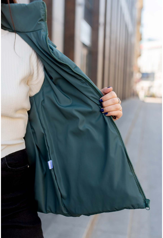 Изумрудная жилетка — 609651. Maritel. Изображенние 3 Изумрудная жилетка — 609651. Maritel. Изображенние 3