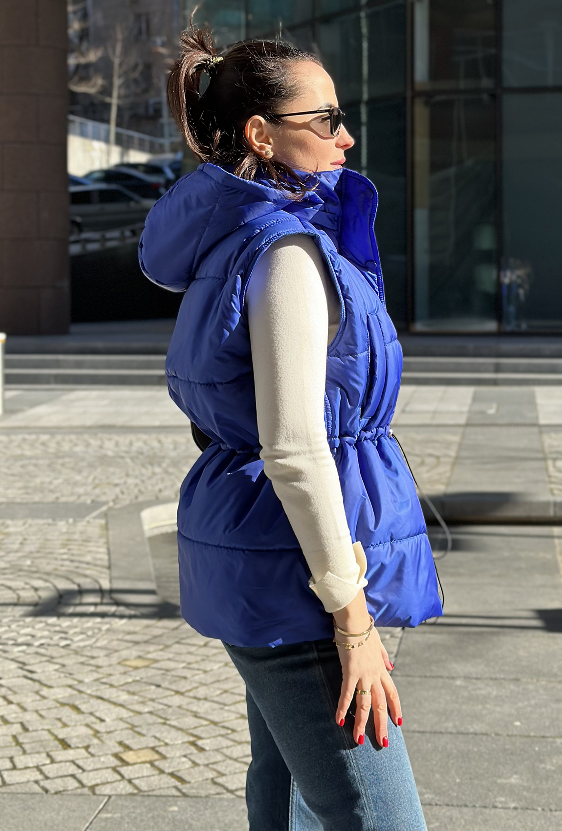 Жилетка полоска электрик —  409854. Maritel. Изображенние 2 Жилетка полоска электрик —  409854. Maritel. Изображенние 2