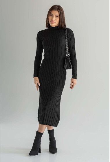 Чорна в'язана сукня . Maritel. Зображення 9
