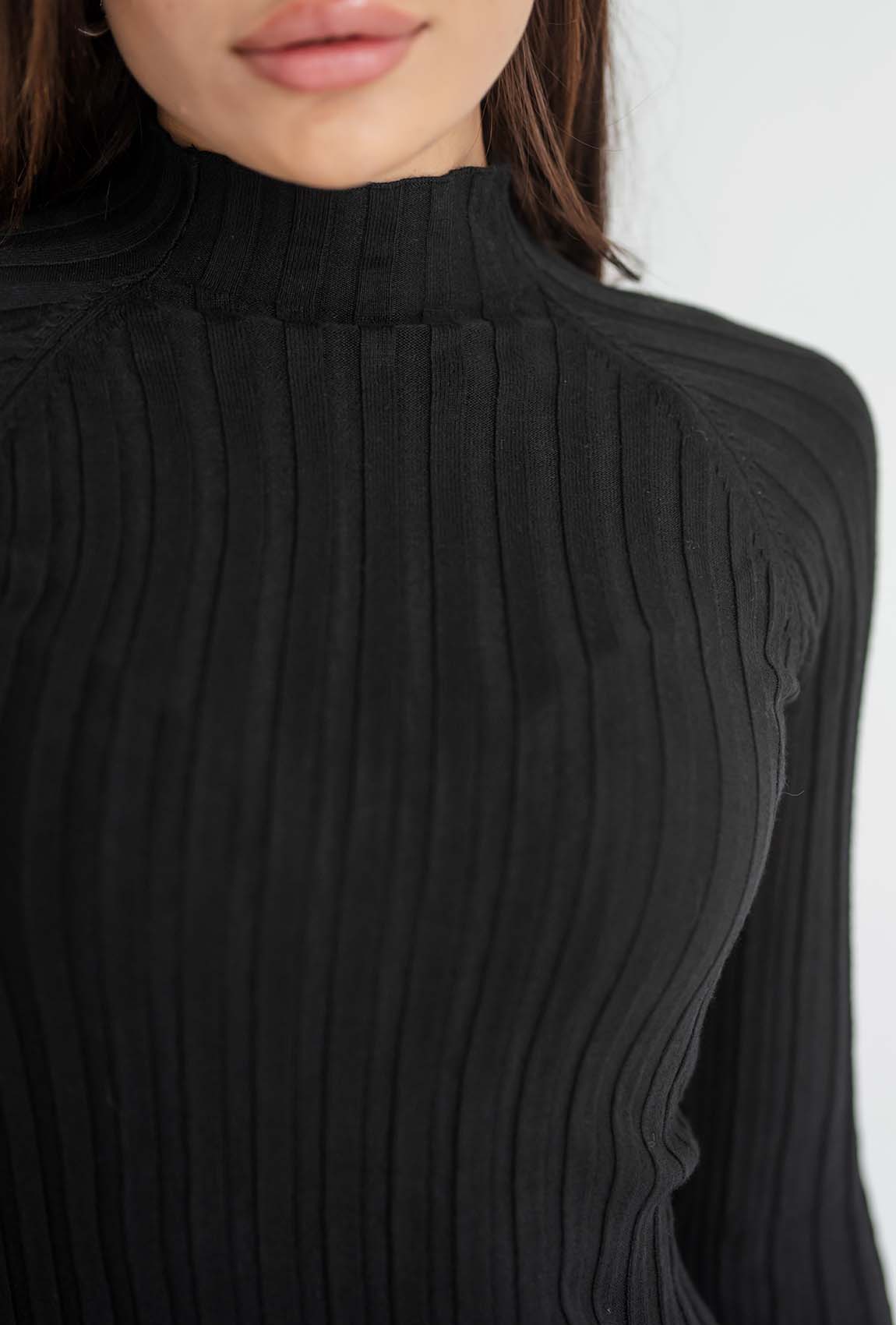 Черное вязаное платье — 951829. Maritel. Изображенние 3 Черное вязаное платье — 951829. Maritel. Изображенние 3