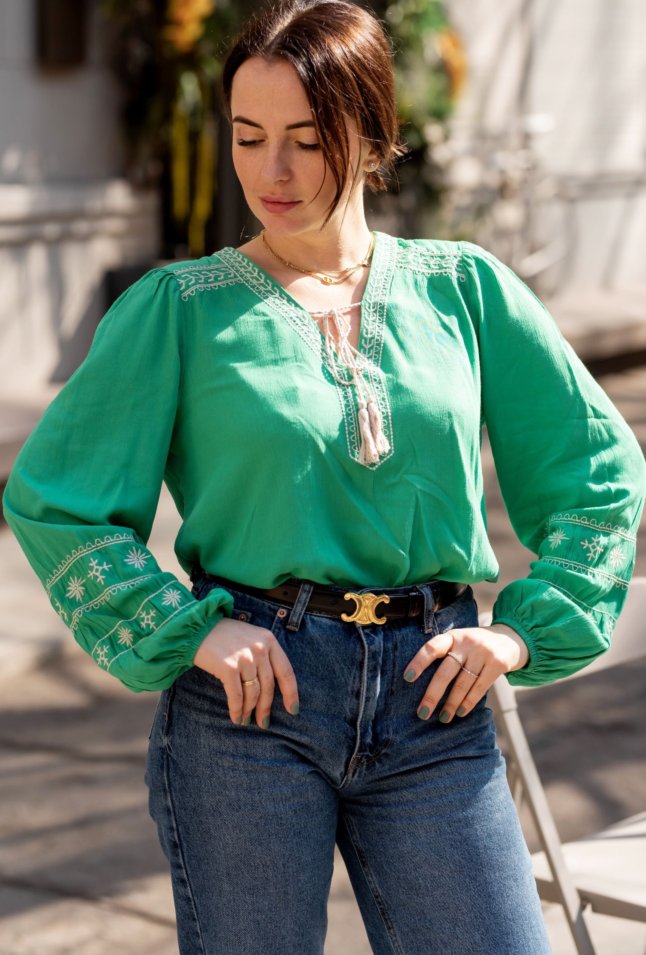 Зеленая вышиванка — 295588. Maritel Зеленая вышиванка — 295588. Maritel