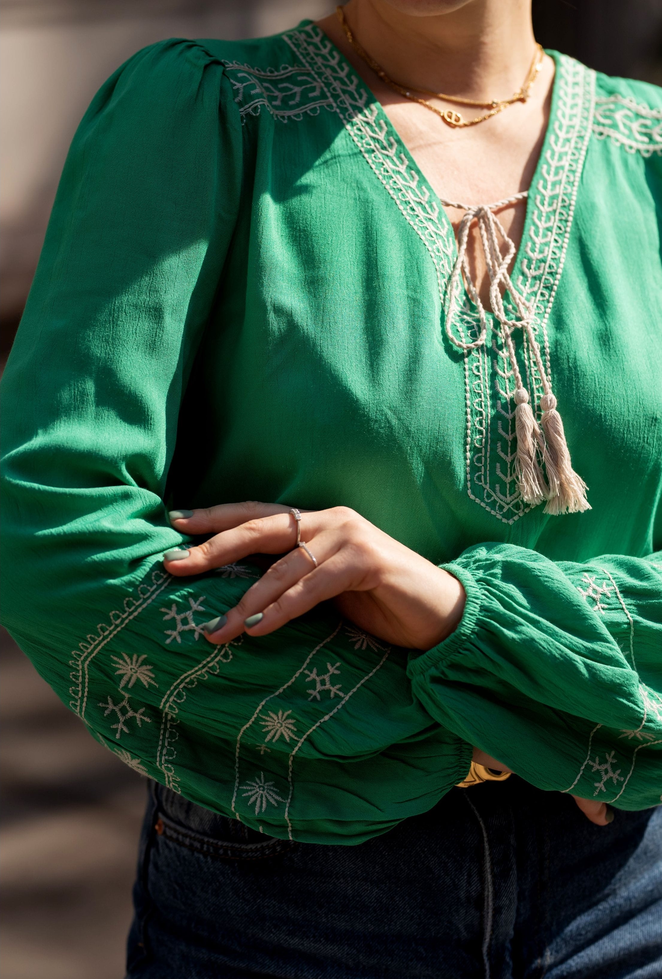 Зеленая вышиванка — 295588. Maritel. Изображенние 3 Зеленая вышиванка — 295588. Maritel. Изображенние 3