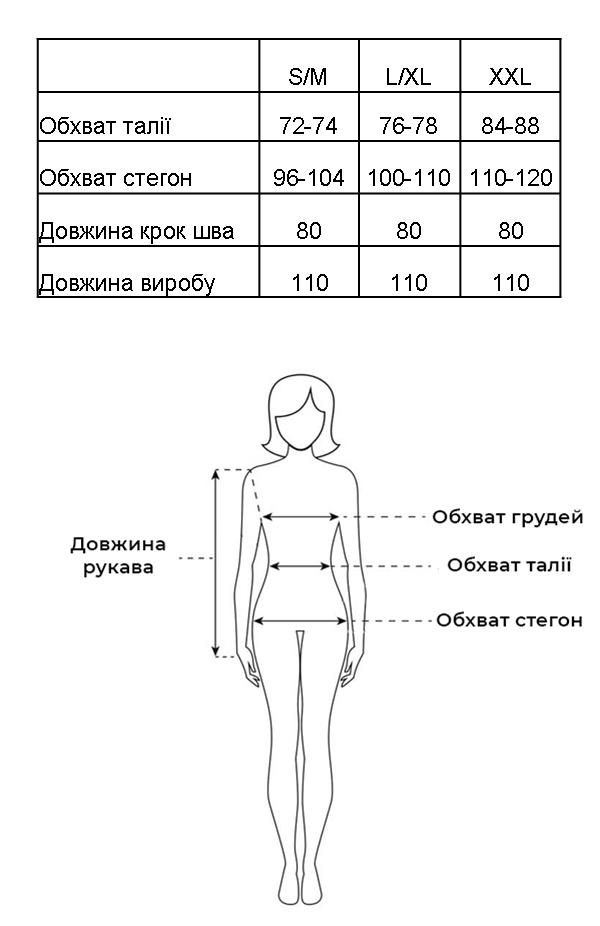 Таблиця розмірів