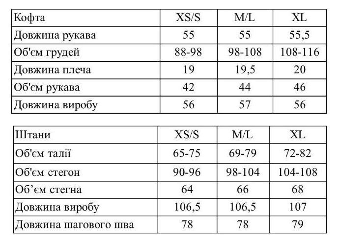 Підібрати розмір