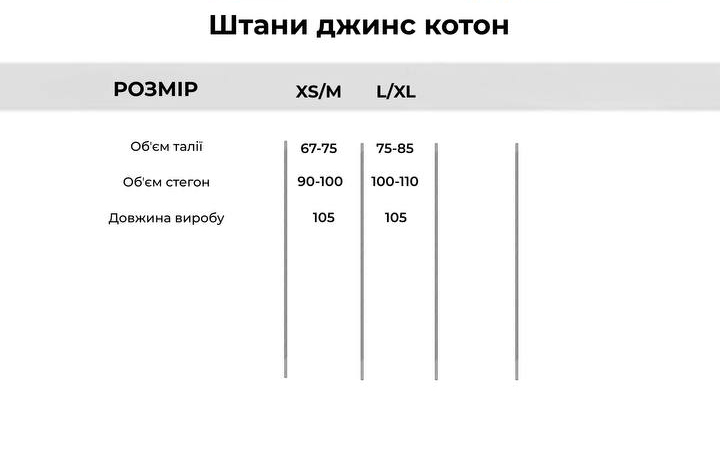 Підібрати розмір