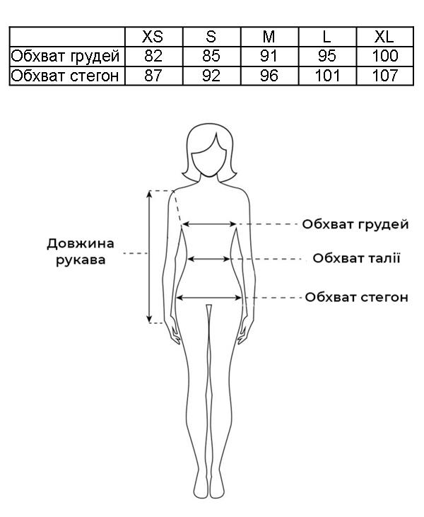 Таблиця розмірів