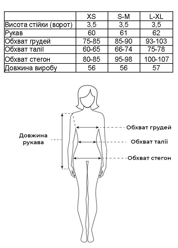 Таблиця розмірів