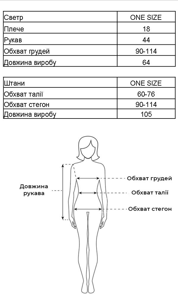 Таблиця розмірів Таблиця розмірів