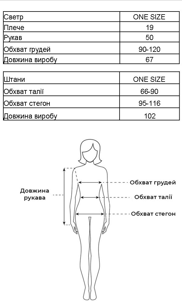 Таблиця розмірів