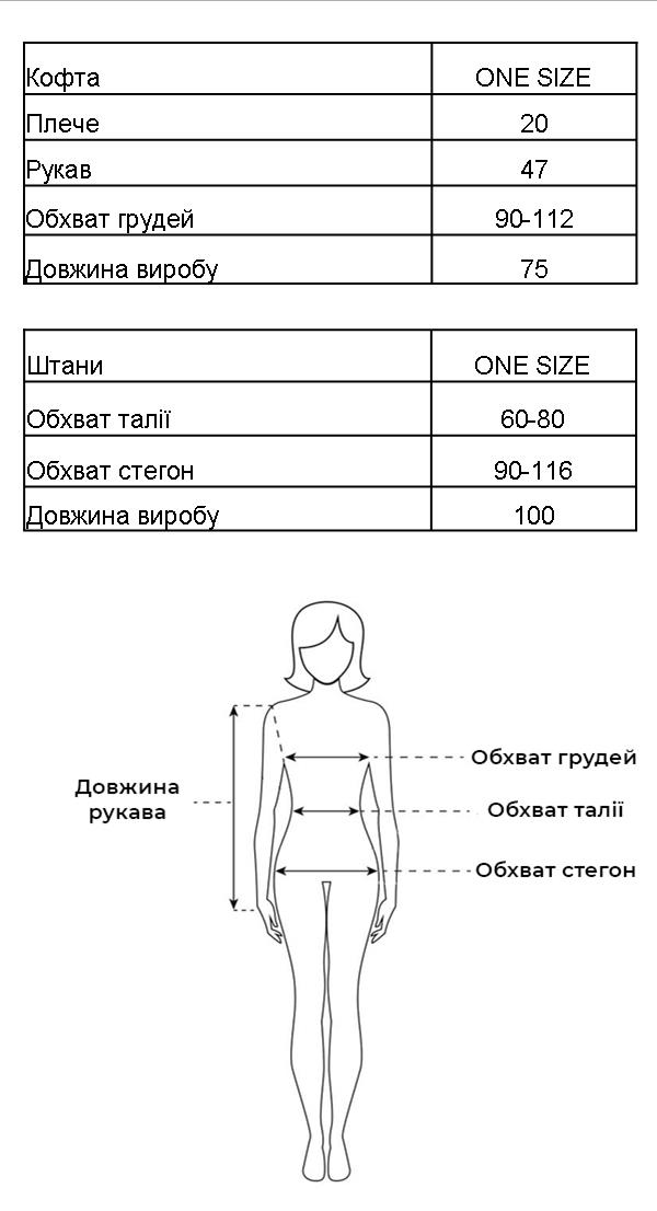 Таблиця розмірів