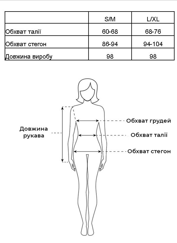 Таблиця розмірів