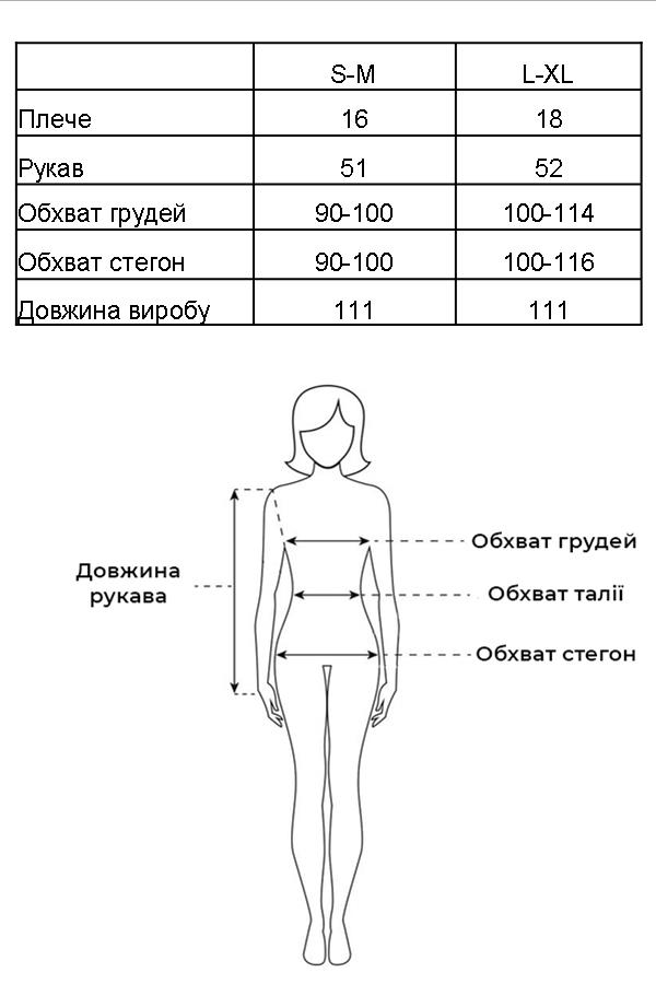 Таблиця розмірів