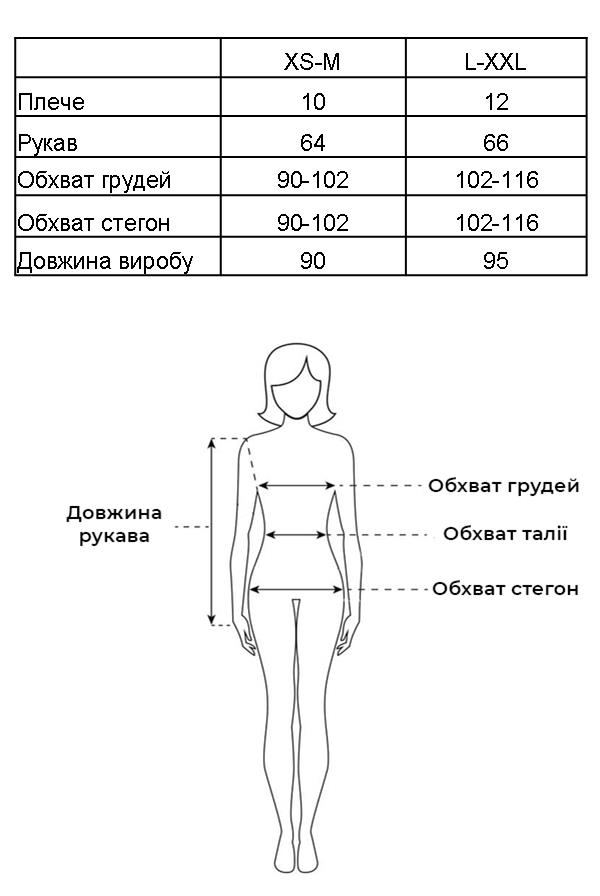 Таблиця розмірів