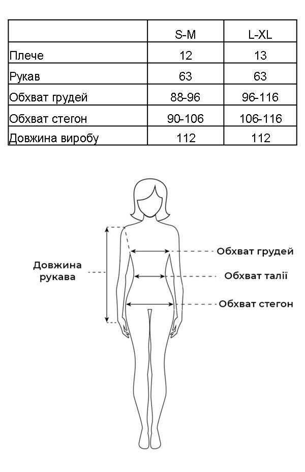 Таблиця розмірів