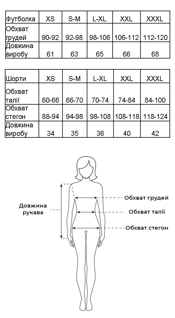 Таблиця розмірів