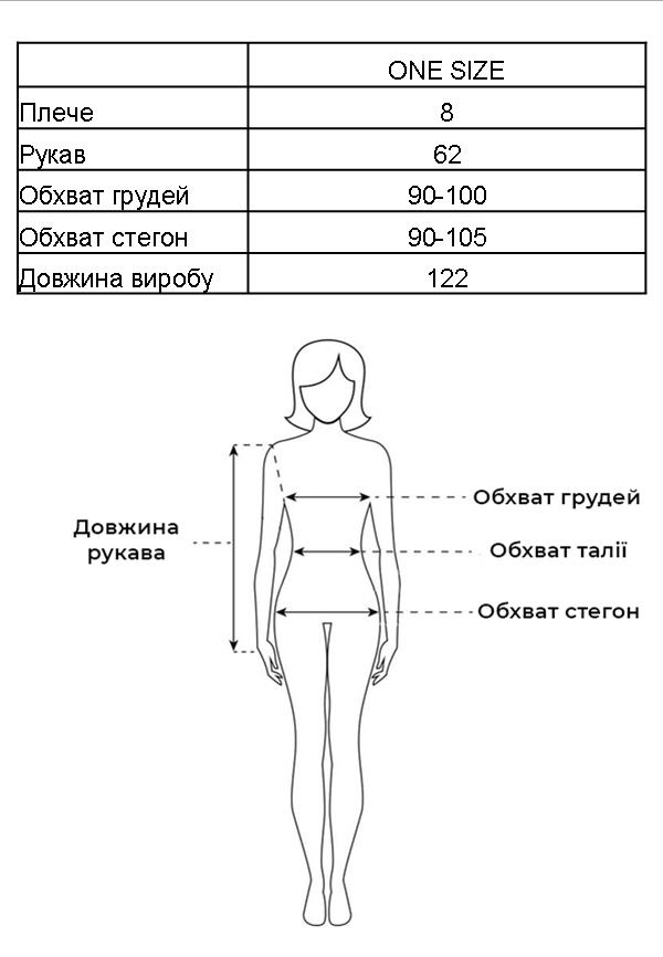 Таблиця розмірів