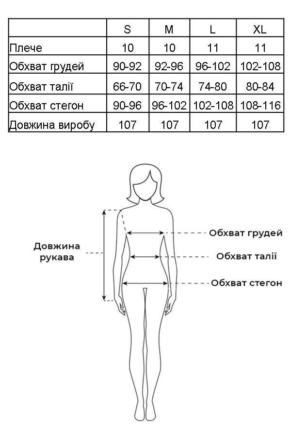 Таблиця розмірів Таблиця розмірів