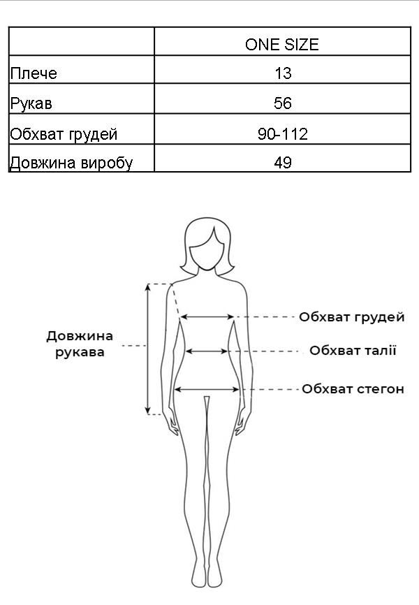 Таблиця розмірів