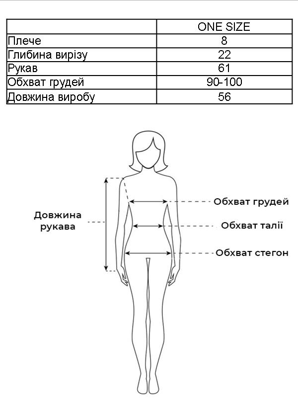 Таблиця розмірів