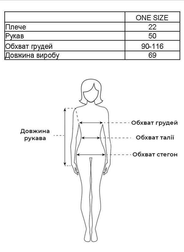 Таблиця розмірів Таблиця розмірів