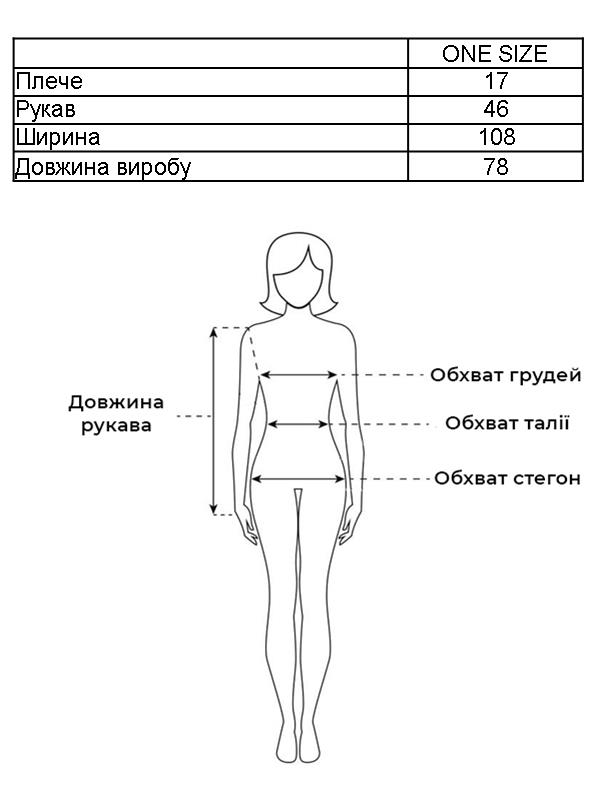 Таблиця розмірів Таблиця розмірів