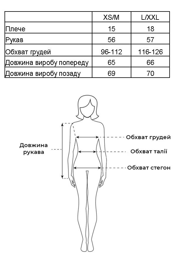 Таблиця розмірів